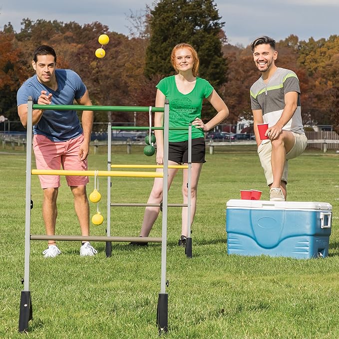 EastPoint Sports Go! Gater Premium Steel Ladderball Set - Features Sturdy Steel Material, Built-in Scoring System, Complete with All Accessories