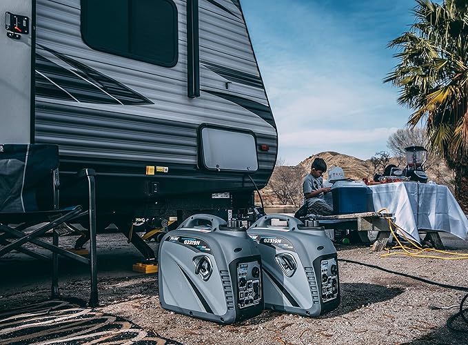 Pulsar 2,300W Portable Gas-Powered Quiet Inverter Generator With USB Outlet & Parallel Capability, Carb Compliant, G2319N