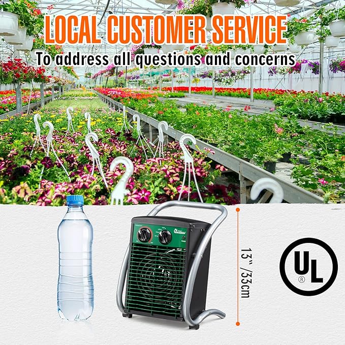 DR. INFRARED HEATER DR218-3000W Greenhouse Garage Workshop Infrared Heater, 3000-watt