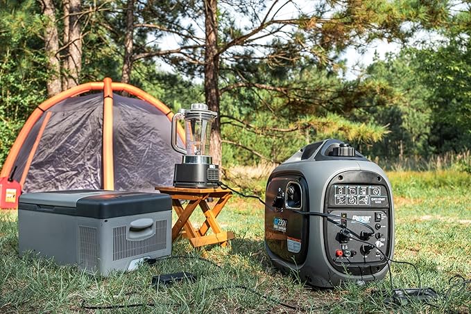 Pulsar 2,300W Portable Gas-Powered Quiet Inverter Generator for Home Emergency Backup, Parallel Capability, With USB Outlet, Long Run Time, GX230N