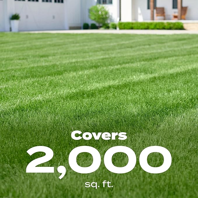 Scotts Liquid Turf Builder Lawn Fertilizer for All Grass Types, Feeds and Waters Lawn at Same Time, 32 fl. oz.