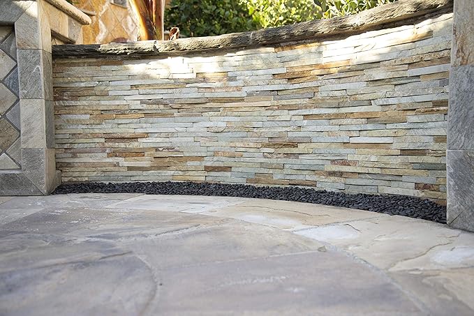 MSI Decorative Polished Black Pebbles, 0.2 inch - 0.5 inch, 40 lb. Bag (55 Bags/Pallet)