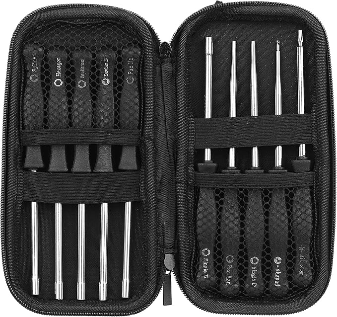 10 Pcs Carburetor Cleaning Tool Screwdriver Kit for Common 2 Cycle Carburator Adjustment Small Engine Carb Tune up Adjusting Tool- Carb Kit