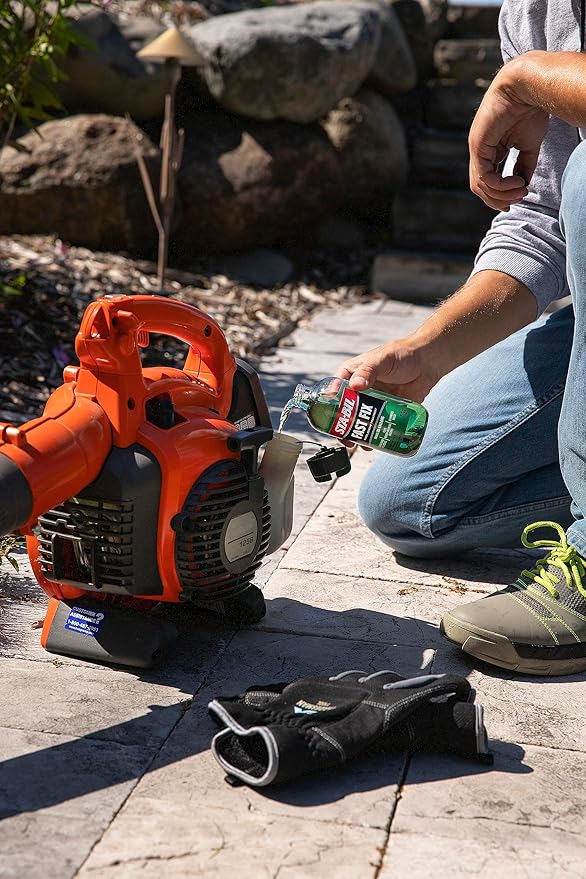 STA-BIL Fast Fix - Small Engine Treatment, Cleans Carburetors and Injectors, Fixes Rough Running Engines, Eliminates Water, Treats Up to 20 Gallons, 8oz (22304), Green (Pack of 2)