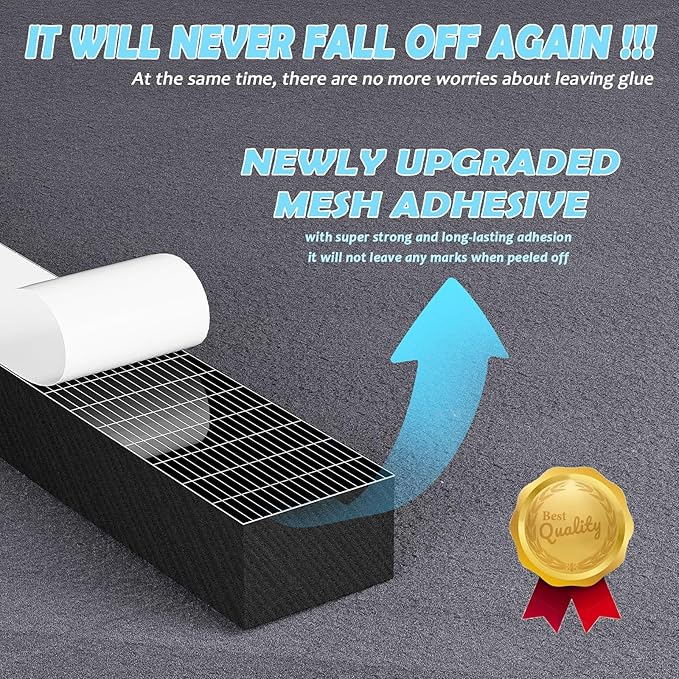 1"×1" EVA Foam Strips with Adhesive Weather Stripping Tape Larger Foam Weather Stripping Strip for Large Gap Insulation (1"×1",13FT,Black)