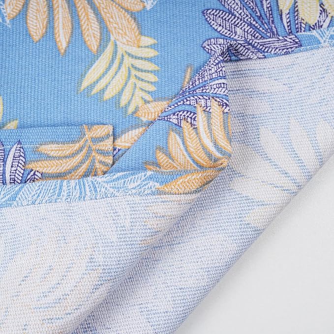 2 Pack Floral Apron for Women with Pockets, Adjustable Cotton Chef Aprons for Kitchen, Cooking, BBQ & Grill