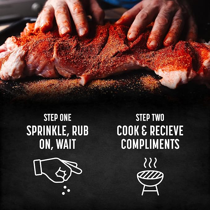 Spice Rack Co BBQ Seasonings And Rubs - Smoking & Grilling Spices and Seasonings Sets, BBQ Accessories & Smoker Accessories Gifts For Men, Unique Grilling Gifts For Men Who Have Everything (5pk)