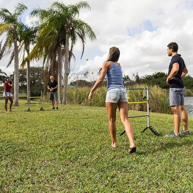 EastPoint Sports Go! Gater Premium Steel Ladderball Set - Features Sturdy Steel Material, Built-in Scoring System, Complete with All Accessories