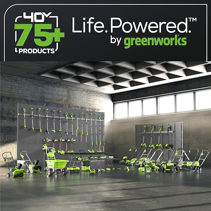 Greenworks 40V Cordless 2-in-1 Trimmer Edger (Gen 2) - 13" Lawn Weed Wacker for Fence & Sidewalk , Lightweight Gas Trimmer Alternative with Auto Feed Spool , 2.0Ah Battery & Charger (40-Min Runtime)
