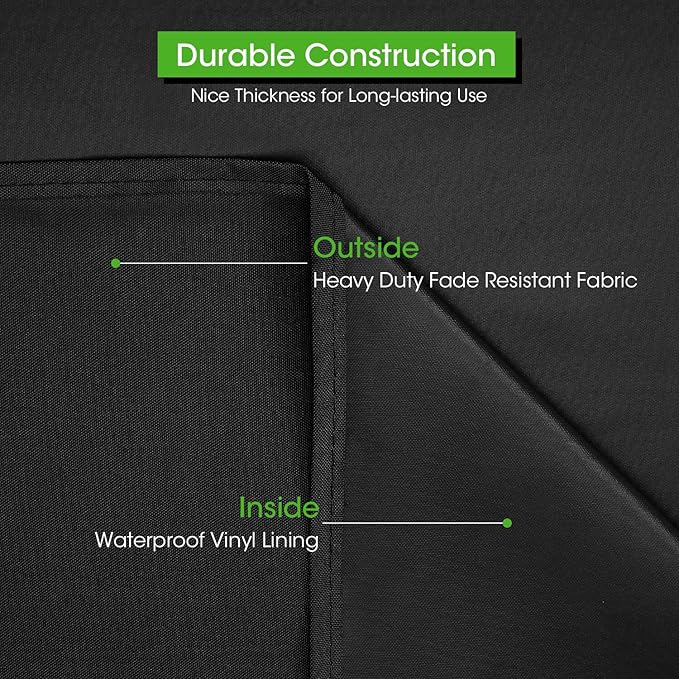 Grill Cover Compatible with Blackstone 36" Griddle, 1528 Flat top Gas Grill Cover Heavyduty Waterproof with Taped Seams for Outdoor, Compatible with Blackstone, Camp Chef and More 4-Burner Griddle