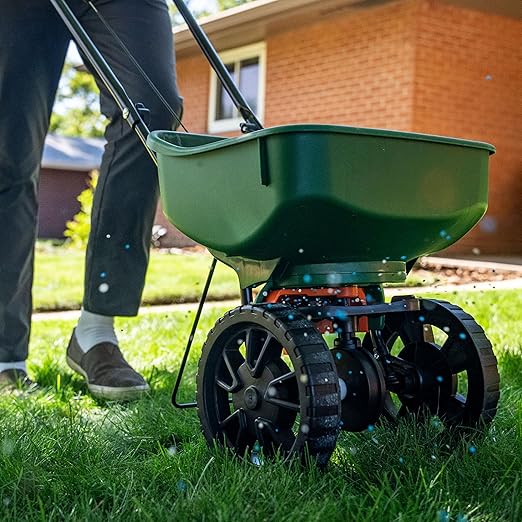 Sunday Lawn Kickstart Granular Fertilizer, 25-0-4, 12 lbs - Fast Green-Up & Soil Enrichment Lawn Fertilizer - Dual-Action Nitrogen & Iron for Up to 60 Days of Rapid Growth - Covers Up to 4,000 Sq Ft