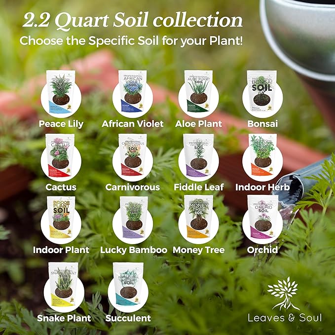 Professional Carnivorous Plant Soil | Large 2.2 Quarts Ready to Use for Venus Flytraps, Sundews, Pitcher Plants, Butterworts | Peat Moss, Coco Coir, Perlite, Dolomite | Made in USA