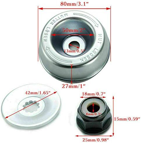 5pcs Blade Adapter Attachment Maintenance Kit for STIHL String Trimmers Brush Cutter Lawn Mower Blade Adapter Tools Accessories