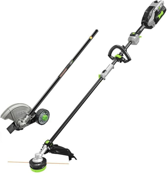 EGO Power+ MHC1603 Multi-Head Combo Kit 16-Inch 56-Volt Carbon Fiber String Trimmer with POWERLOAD & 8-Inch Carbon Fiber Edger Attachment & 56-Volt Power Head, 4.0Ah Battery and 320W Charger Included