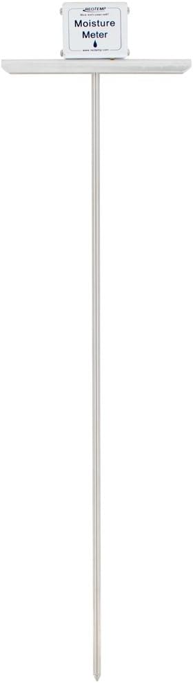 Reotemp 24 Inch Garden and Compost Moisture Meter, Garden Tool Ideal for Soil, Plant, Farm and Lawn Moisture Testing