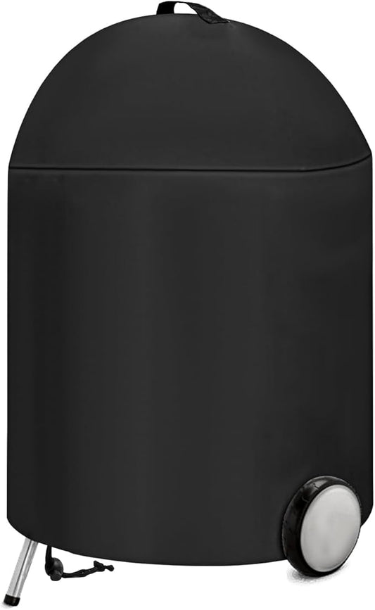 22 Inch Charcoal Kettle Grill Cover for Weber Grill, for Weber 22 Inch Master Touch Charcoal Grill, 600D Heavy Duty Waterproof Replacement for 7150, Outdoor BBQ Covers