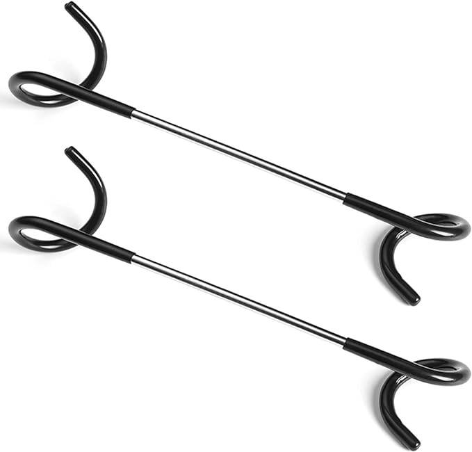 2 PCS Wrap Hooks Bird Feeder Pole Attachment Extra Feeder Arm Addition Pole Hook Birdfeeder Accessories for Hanging Bird Feeders