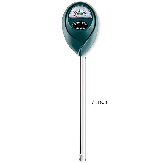 Soil Moisture Meter for House Plants, Plant Water Meter,Plant Moisture Meter for House Plants and Outdoor Plants, No Batteries Required (Green)