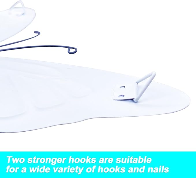 Metal Butterfly Wall Art Outdoor Decor - 4 Pack 9.8in Butterflies Wall Sculpture Hanging Decor for Outdoor and Indoor, Balcony Yard Patio Fence Garden Decorations, Nice Gift for Mom Friend