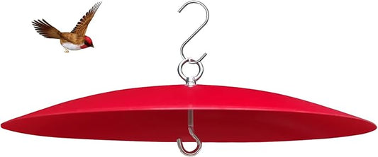 Bird Feeder Baffle, Metal Hummingbird Feeder Rain Guard for Bird Houses,13 inch Hanging Baffle Weather Guard for Outside