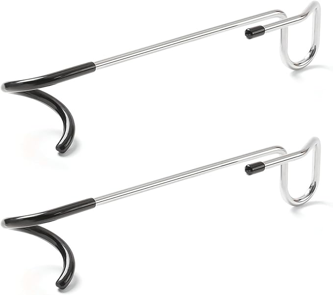 2 PCS Bird Feeder Hanger Hooks, Camping Lantern Hooks, Yard Plant Hangers, Windproof Tree Branch Hook for Wild Bird House Feeder Holder Camping Tent Pole Lamp