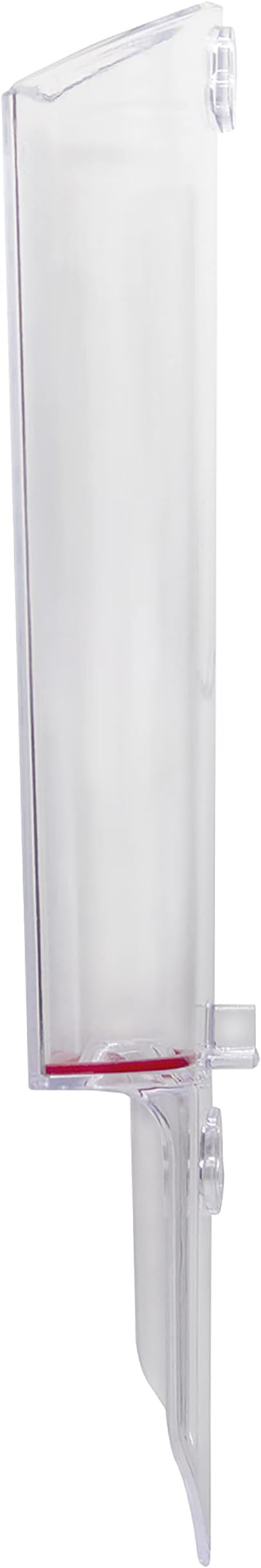 Taylor 2730 ClearVu Rain Gauge with Post Mounting Bracket, Measure and Monitor Precipitation, Easy to Read for Backyard, Patio, Garden, and Lawn, 5-inch, Clear