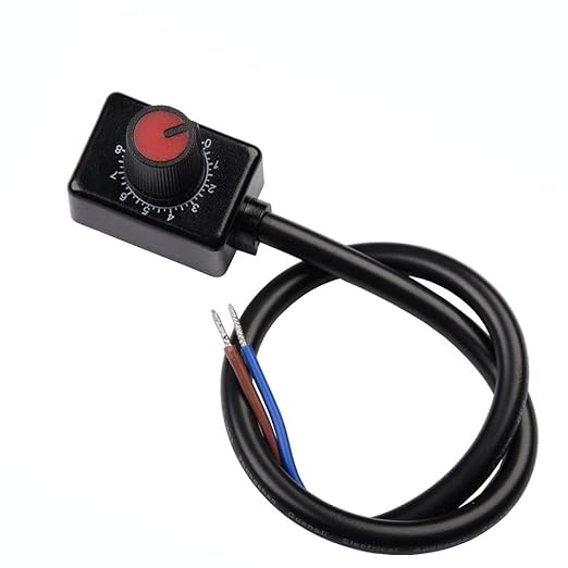 2Pack DC0/1-10V Knob LED Dimmer Mini Controller Rotary Switch PWM Dimming Off for 0-10V / 1-10V Dimmable LED Drivers Electronic Ballasts Controling Interior Light Grow Lamp