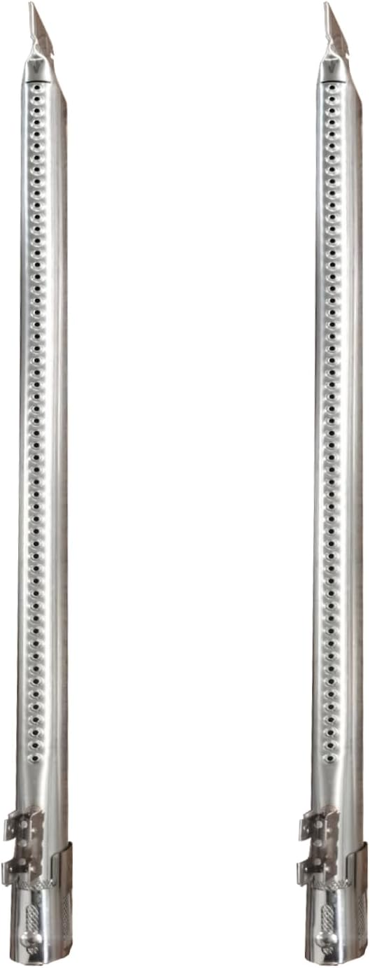 19.5" Burners for Weber Genesis 2 Burner Tubes, Replacement for Weber Genesis II 210 240 310 315 330 335 410 440 610 640 (2017 and Newer) Grill Burner Parts, Stainless Steel, 2-Pack