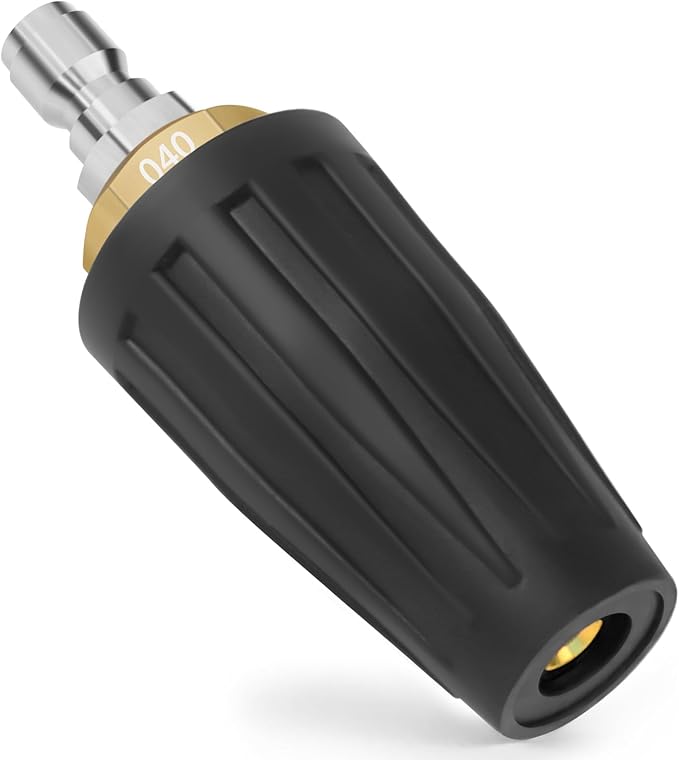 Tips Turbo Nozzle for 1/4'' Quick Connect Pressure Washer, 4000 PSI Max, 4.0 GPM 4.0 Orifice