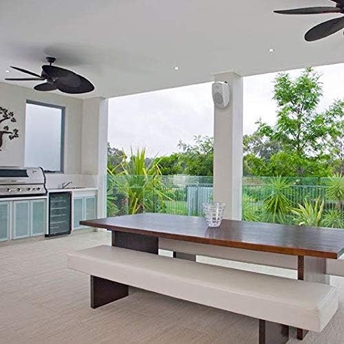 OSD 5.25" Outdoor Patio Speaker Pair 150W, IP54 Weather Resistant, Full Motion Bracket White AP525