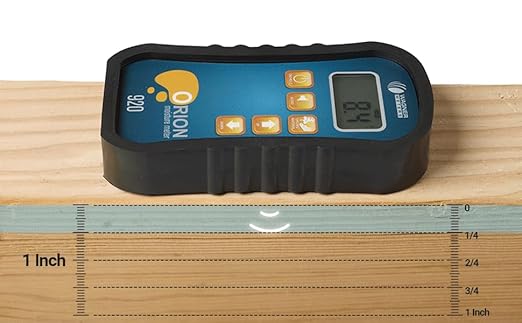 Orion® 920 Pinless Wood Moisture Meter by Wagner Meters I Accurate, Non-Damaging, Shallow Depth Lumber Moisture Measurement (Traceable Calibrator - NIST)