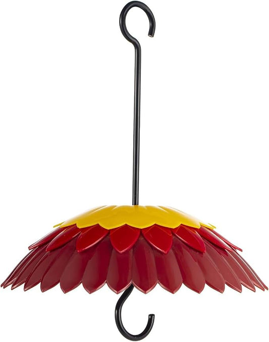 Bird Feeder Dome Covers for Rain Hummingbird Feeders Shade Baffle for Outside Ant Proof Red Hanging Weather Guard Umbrella for Small Wild Feeder, 8 inch