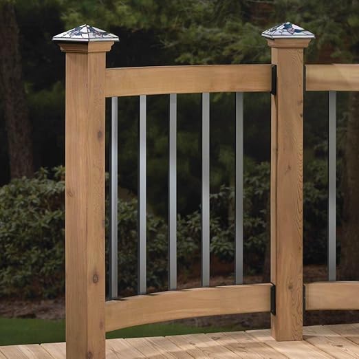 26 Pack Deck Balusters 32'' Bow Baluster, Black Metal Deck Spindle and Stairs Railing with Screws,Hollow Rectangle Deck Balusters for Deck Railing Porch(32x1.2x0.4Inch)