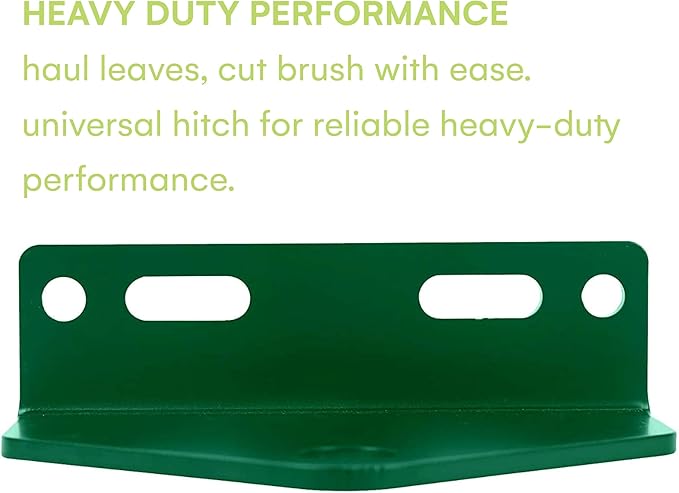 Noa Store | 5 Inch Lawn Mower Ball Hitch - Universal Zero Turn Trailer Hitch - Heavy-Duty Alloy Steel - Mower Hitch Adapter Accessory for Tractor - Including Installation Hardware (Green)