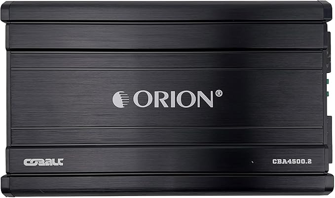 Orion Cobalt Series CBA4500.2 High Efficiency 2-Channel Class A/B Amplifier for Car Audio Stereo - 4500W Output, 2/4 Ohm Stable, Adjustable Low/High Pass, Bass Boost, MOSFET Power Supply