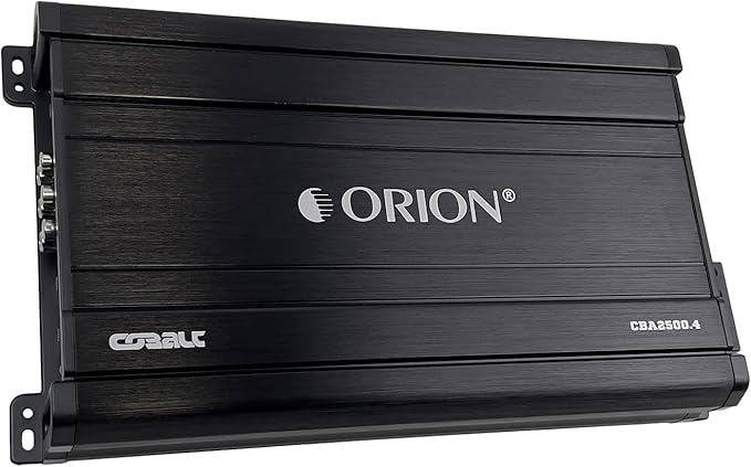 Orion Cobalt Series CBA2500.4 High Efficiency 4-Channel Class A/B Amplifier for Car Audio Stereo – 2500W High Output, 2/4 Ohm Stable, Adjustable Low/High Pass, Bass Boost, MOSFET Power Supply