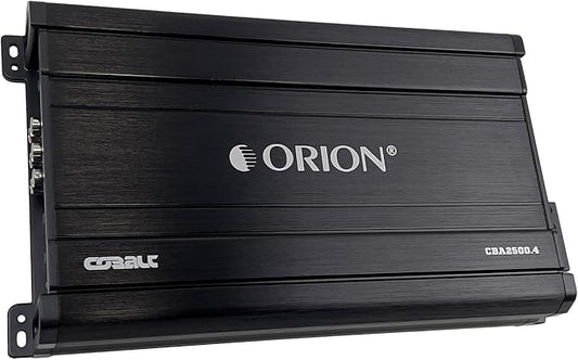 Orion Cobalt Series CBA2500.4 High Efficiency 4-Channel Class A/B Amplifier for Car Audio Stereo – 2500W High Output, 2/4 Ohm Stable, Adjustable Low/High Pass, Bass Boost, MOSFET Power Supply