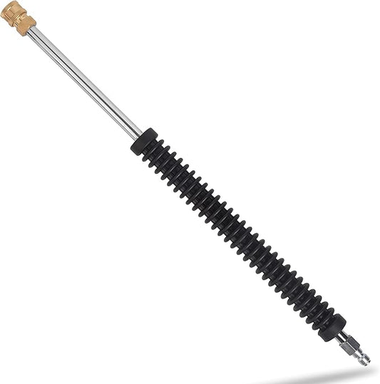 McKillans® Car Pressure Washer Extension Wand - Power Washer Wand Extension for Car Wash - Short Pressure Washer Wand Replacement - Pressure Washer Accessories & Attachments - 1/4” Quick Connect Plug