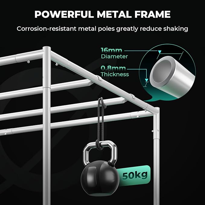 MARS HYDRO 4x4 Smart Grow Tent Kit Complete System with Temperature Humidity Controller,480W FC-E4800 Dimmable Light 2646Pcs LED,48"x48"x80" 1680D High Reflective Mylar,6inch Automatic Ventilation Kit