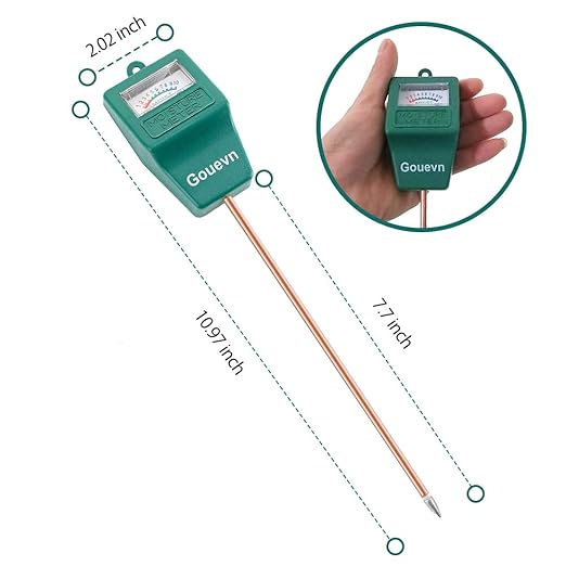2pack Soil Moisture Meter, Hygrometer Soil Plant Water Meter, Plant Moisture Meter Indoor & Outdoor for Potted Plants, Lawns, Succulent (No Batteries Required)