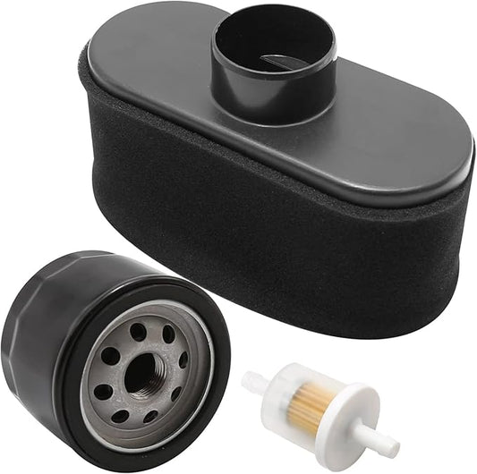 11013-7047 Air Filter 49065-7007 Oil Filter Tune Up Kit Replacement for Kawasaki FR651V FR691V FR730V FS481V FS541V FS600V FS651V FS691V FS730V 4-Cycle Engine Lawn Mower Tractor (Set A)