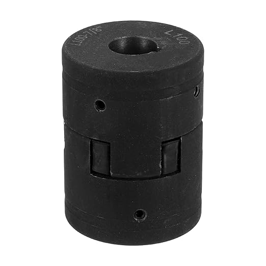 uxcell 7/8" to 7/8" L100 Flexible 3-Piece L-Jaw Coupling Coupler Set & Buna-N NBR Rubber Spider for Log Splitter Hybrid Equipment