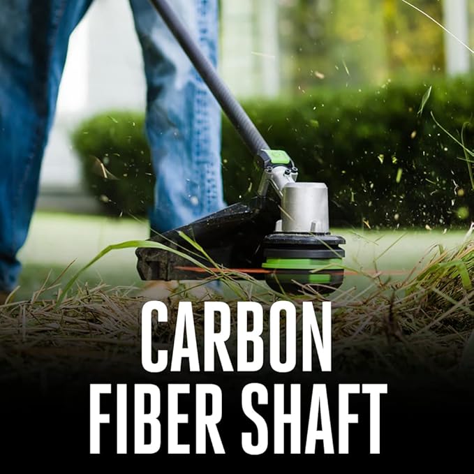 EGO POWER+ String Trimmer, Battery Powered, 15" Trimmer for Weeds and Grass with POWERLOAD and Carbon Fiber Split Shaft, Includes 56V 2.5Ah Battery and Charger - ST1521S