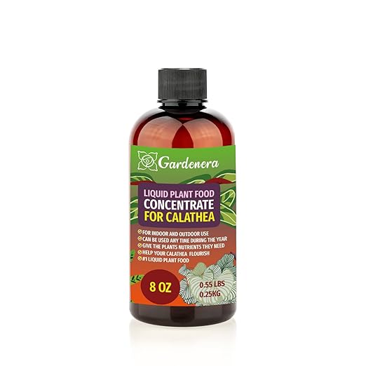 Gardenera Plant Growth Superfood for CALATHEA with 18 Essential Vitamins & Minerals - Organic Plant Food Fertilizer - Micro-Fungi and Bio-Organisms for CALATHEA Plant Care & Growth Enhancement - 8oz