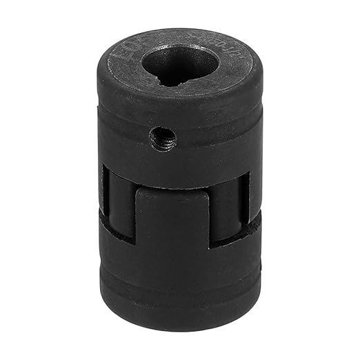uxcell 1/2" to 5/8" L050 Flexible 3-Piece L-Jaw Coupling Coupler Set & Buna-N NBR Rubber Spider for Log Splitter Hybrid Equipment