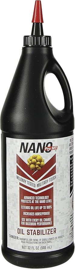 Oil Stabilizer High Mileage Engine Treatment Additive Reduces Friction & Wear Improves Horsepower & Oil Pressure Protects Against Viscosity Breakdown Extends Oil Life Compatible 32oz