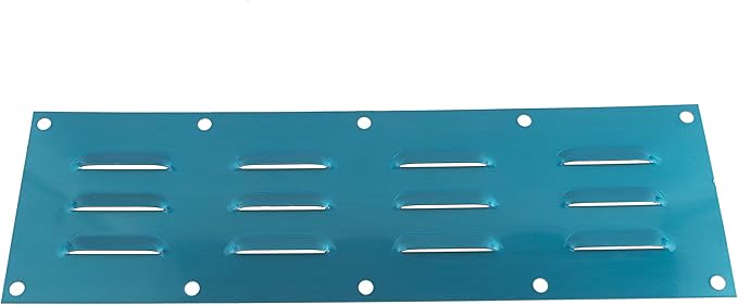 Stainless Steel Venting Panel for Grill Accessory, Masonry Fire Pits and Outdoor Kitchens, 15" by 4-1/2"