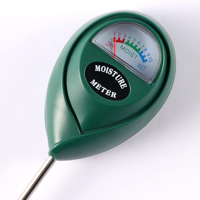 2 Packs Soil Moisture Meter, Plant Water Meter for House Plants, Soil Tester Test Kit Soil for Garden Lawn Farm Indoor & Outdoor Use, No Battery Required (Black & Green)