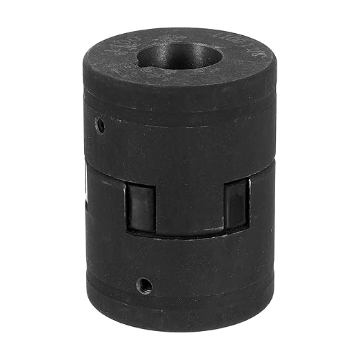 uxcell 1-1/8" to 1-1/8" L100 Flexible 3-Piece L-Jaw Coupling Coupler Set & Buna-N NBR Rubber Spider for Log Splitter Hybrid Equipment