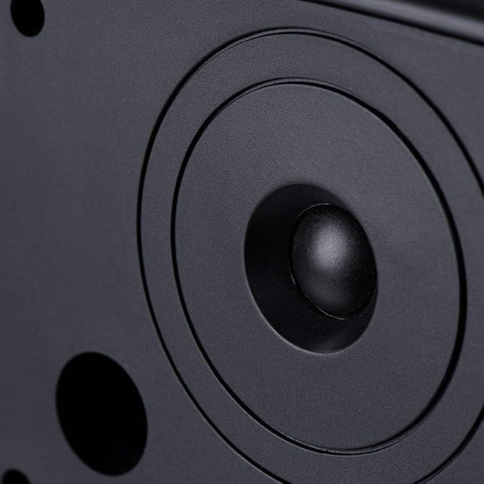 OSD Audio 8" Outdoor Patio Speaker Pair, Weatherproof IP54 Rated Aluminum Grilles, Black AP840